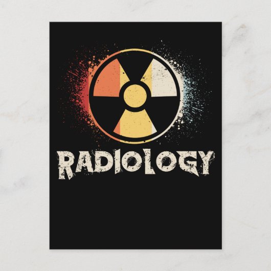 Carte Postale Symbole de radiologie rétro Radiologue Xray (Devant)