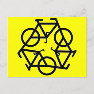 Carte Postale Symbole de recyclage