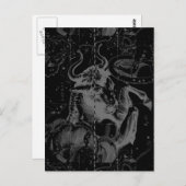 Carte Postale Symbole de Taurus Constellation Hevelius circa 169 (Devant / Derrière)