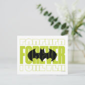 Carte Postale Symbole de typographie de Batman (Debout devant)