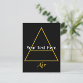 Carte Postale Symbole d'élément d'air de Falln Pagan (Debout devant)