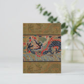 Carte Postale Symbole dragon chinois Antique asiatique (Debout devant)