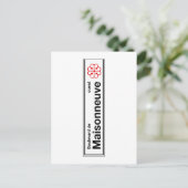 Carte Postale Symbole du boulevard de Maisonneuve, rue Montréal (Debout devant)