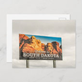 Carte Postale SYMBOLE DU Dakota DU Sud (Devant / Derrière)