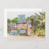 Carte Postale Symbole du socle de fruits mexicain (Devant / Derrière)