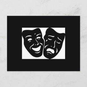 Carte Postale Symbole du théâtre