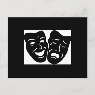Carte Postale Symbole du théâtre