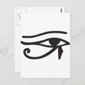 Carte Postale Symbole égyptien de l'oeil de Horus (Devant / Derrière)