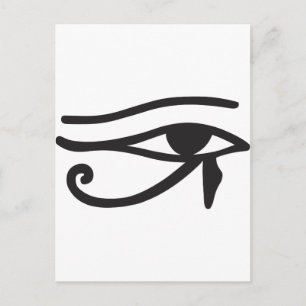 Carte Postale Symbole égyptien de l'oeil de Horus