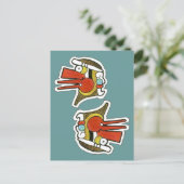 Carte Postale Symbole éolien maya (Debout devant)