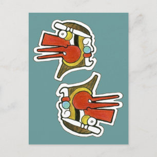 Carte Postale Symbole éolien maya