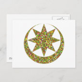 Carte Postale Symbole étoile Astarte (Devant / Derrière)