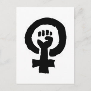 Carte Postale Symbole féministe