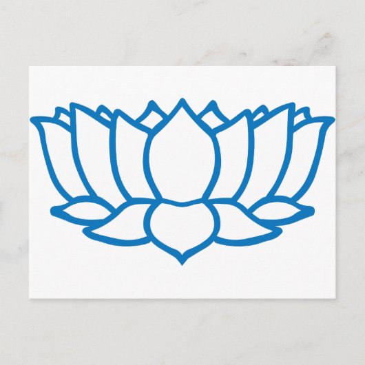 Carte Postale SYMBOLE Fleur Lotus (Devant)