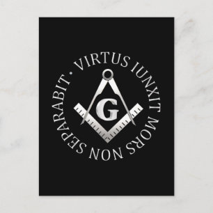 Carte Postale Symbole franc-maçonnerie