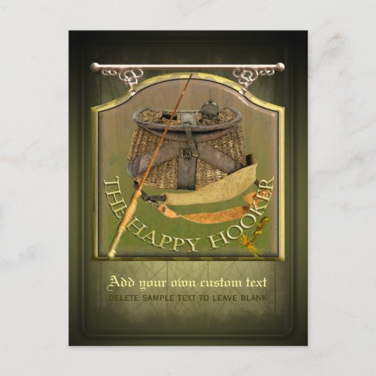 Carte Postale Symbole Funny Fishermans Pub (Devant)