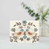 Carte Postale SYMBOLE Hex Amish néerlandais Pennsylvanie Bird Am (Debout devant)