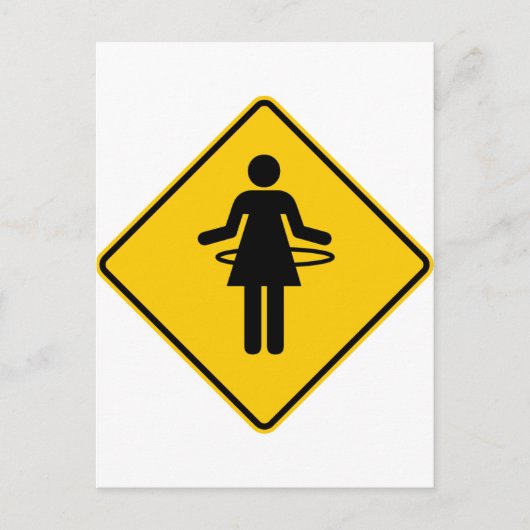 Carte Postale SYMBOLE Hula Hoop Zone Highway (Devant)