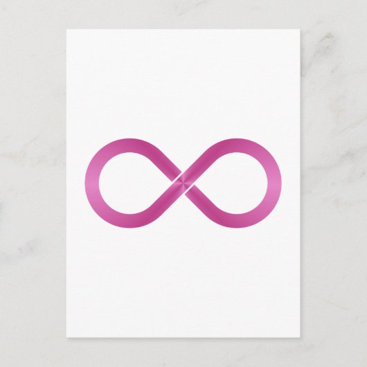 Carte Postale Symbole infini (Devant)