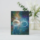 Carte Postale Symbole infinité de "Live Laugh Love" mystique (Debout devant)