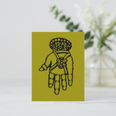 Carte Postale Symbole islamique : Hamsa (Debout devant)