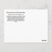 Carte Postale Symbole LOVEworks de la cabine téléphonique (Dos)