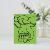 Carte Postale Symbole : Main Divine (Debout devant)