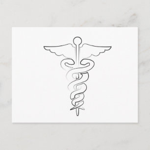 Carte Postale Symbole Médicale