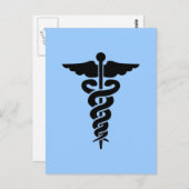 Carte Postale Symbole Médicale (Devant / Derrière)