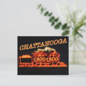 Carte Postale Symbole néon Chattanooga Choo Choo (Debout devant)