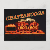 Carte Postale Symbole néon Chattanooga Choo Choo (Devant)