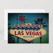 Carte Postale SYMBOLE NEON DE Las Vegas (Devant / Derrière)