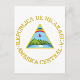 Carte Postale SYMBOLE OFFICIEL DES ARMES DU Nicaragua