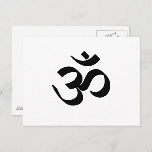 CARTE POSTALE SYMBOLE OHM (Devant / Derrière)