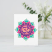 CARTE POSTALE SYMBOLE OM (Debout devant)