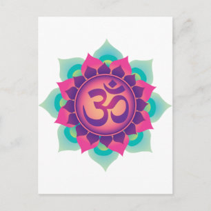 CARTE POSTALE SYMBOLE OM