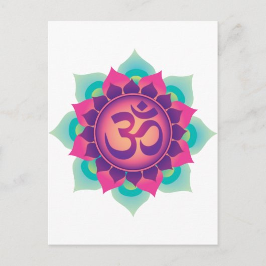 CARTE POSTALE SYMBOLE OM (Devant)