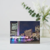 Carte Postale SYMBOLE PANAMIQUE DE Toronto & Feuille d'érable pa (Debout devant)