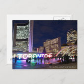 Carte Postale SYMBOLE PANAMIQUE DE Toronto & Feuille d'érable pa (Devant / Derrière)