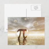 Carte postale Symbole pi (Devant / Derrière)