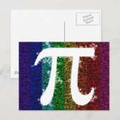 CARTE POSTALE SYMBOLE PI ÉLECTRONIQUE (Devant / Derrière)