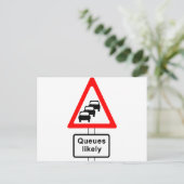 Carte Postale Symbole probable des files d'attente (Debout devant)