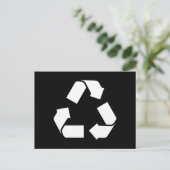 CARTE POSTALE SYMBOLE RECYCLE (Debout devant)