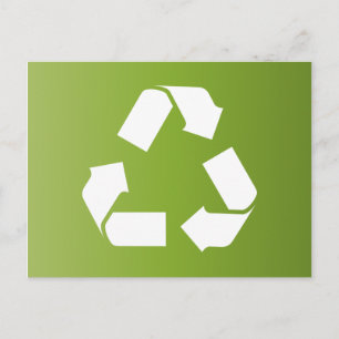 CARTE POSTALE SYMBOLE RECYCLE