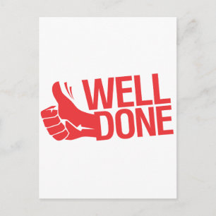 Carte Postale Symbole rouge bien fait