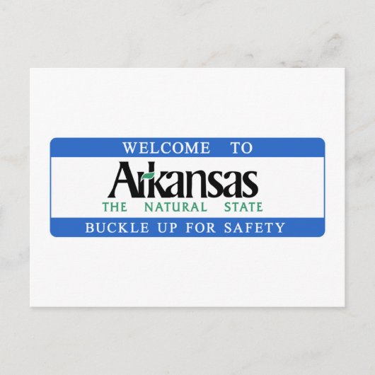 Carte Postale Symbole routier Arkansas - USA (Devant)