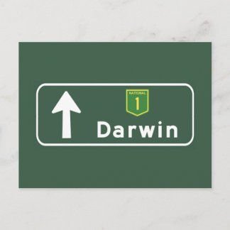 Carte Postale SYMBOLE ROUTIER DE Darwin, Australie