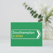 Carte Postale Symbole routier de Southampton, Royaume-Uni (Debout devant)