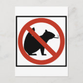 Carte Postale Symbole routier interdit de fumer (Devant)