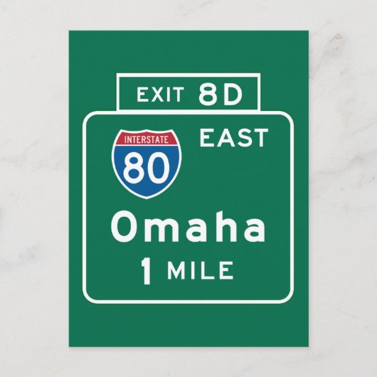 Carte Postale SYMBOLE ROUTIER Omaha, NE (Devant)